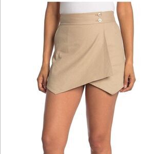 🆕 Veronica Beard asymmetrical Khaki skort 14 
